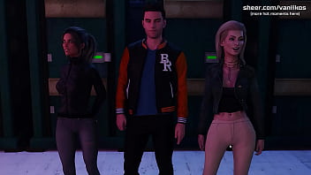 Two 18yo young sluts share one cock public outdoor threesome being a dik episode 10 part #81