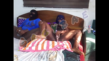 Bitches teamed up on a bar man they met at a club 3some