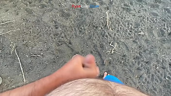 Masturbating under a bridge