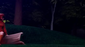 Velma con una gran polla