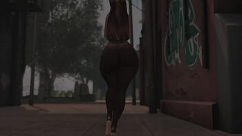 Swaying hips in see through tights in public second life