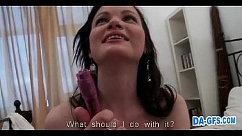 Teen brunette harcore