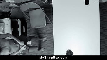 Suspect's body gets searched inside and out by the guard on duty myshopsex