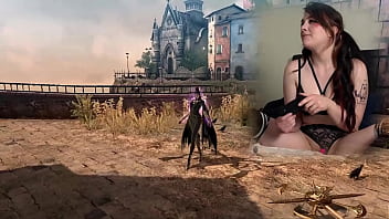 Lovense connected gaming sexy bimbo plays bayonetta episode 4