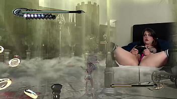 Lovense connected gaming sexy bimbo plays bayonetta episode 4