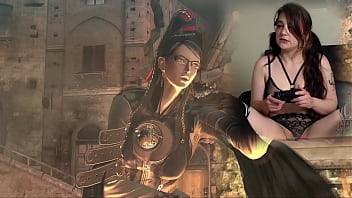 Lovense connected gaming sexy bimbo plays bayonetta episode 4