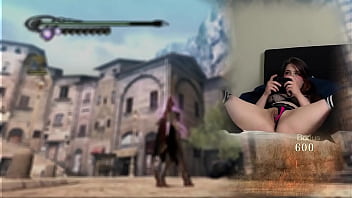 Lovense connected gaming sexy bimbo plays bayonetta episode 4