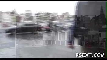 Honey with tiny tits fucks hard