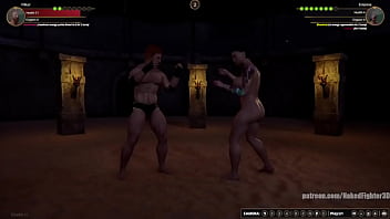 Velkor vs evianne nf3d mixed kinky combat maledom arena