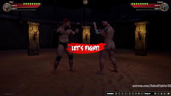 Velkor vs evianne nf3d mixed kinky combat maledom arena