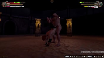 Velkor vs evianne nf3d mixed kinky combat maledom arena