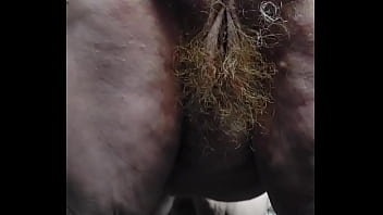 Slutty granny hairy pussy with cucumber Slutty granny hairy pussy with cucumber