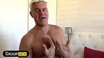 Apra shay’s big tits jiggle in revenge gangbang with three studs