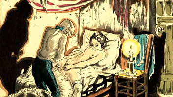 Retro erotic drawings