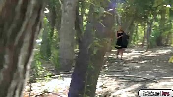 A Weird Babe Goes To The Forest To Do A Ritual She Lights Candles And Start Striping Asking The Forest To Grant Her Wish The Man Of Her Dreams A Pervy Guy Shows Up And Acts As The One He Fucks Her thumbnail