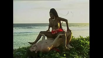 The wind and the sea for a wild interracial anal experience