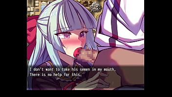 Hentai scene from de hentai game mage academy