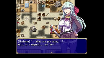 Hentai scene from de hentai game mage academy