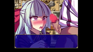 Hentai scene from de hentai game mage academy