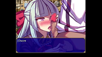 Hentai scene from de hentai game mage academy