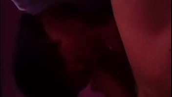 When u think she's never sucked cock before