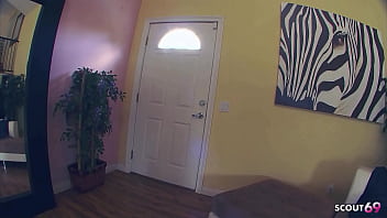 Big boobs cougar mature wife tricked black gardener with monster cock to hard interracial sex when her husband is away