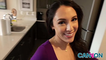 Cannon selena ivy all natural latina with big booty calls cannon to fuck