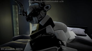 Horny girl gets fucked around the room until we are sweating~