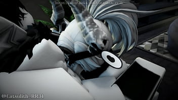 Horny girl gets fucked around the room until we are sweating~