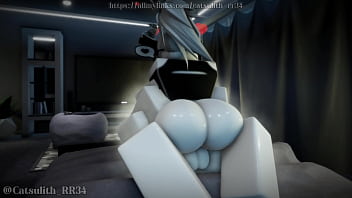 Horny girl gets fucked around the room until we are sweating~