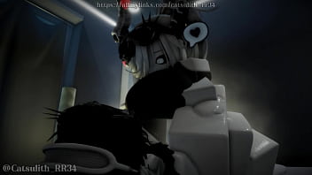 Horny girl gets fucked around the room until we are sweating~