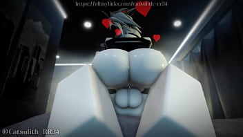 Horny girl gets fucked around the room until we are sweating~