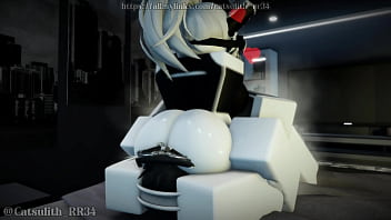 Horny girl gets fucked around the room until we are sweating~