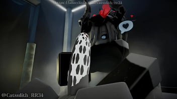 Horny girl gets fucked around the room until we are sweating~