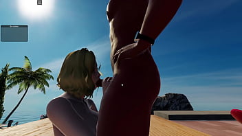 Blowjob bbc blonde slut only suck big black cock