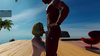 Blowjob bbc blonde slut only suck big black cock