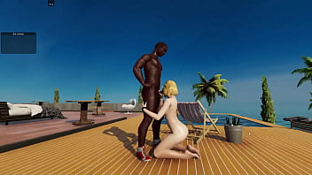 Blowjob bbc blonde slut only suck big black cock