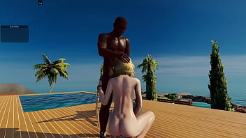 Blowjob bbc blonde slut only suck big black cock