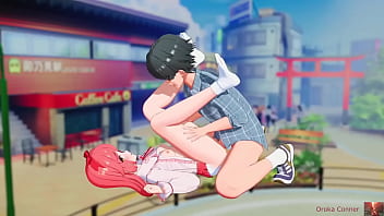 She found you doing it in public and wanted a turn