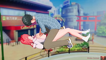 She found you doing it in public and wanted a turn