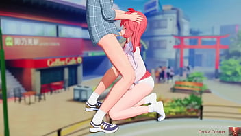 She found you doing it in public and wanted a turn