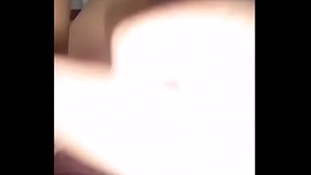 Stroking my cock while i finger her butthole