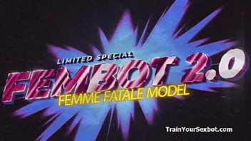 Brock gets sucked by his brand new female bot