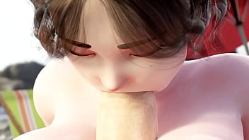 Overwatch blender mei sucks big cock