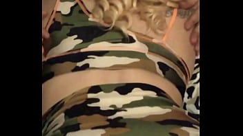 Booty camp teaser big butt blonde milf slut craving for some hard dick