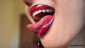 Drool dripping from my tongue 6