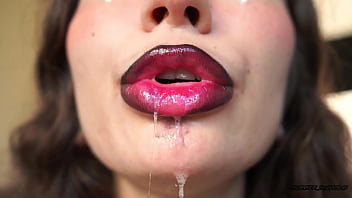 Drool dripping from my tongue 6