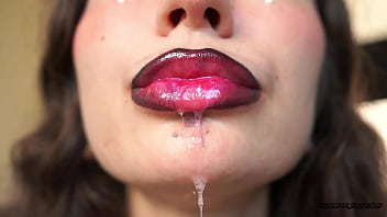 Drool dripping from my tongue 6