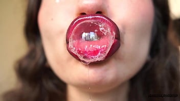 Drool dripping from my tongue 6