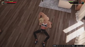 Johnny walker vs ash nf3d mma mixed combat maledom